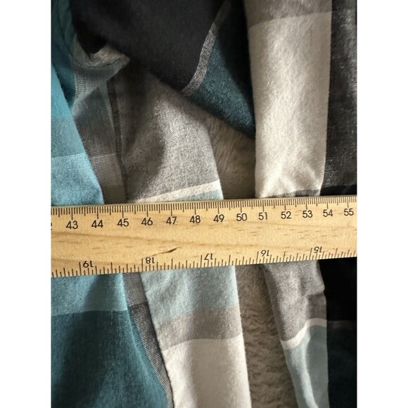 Tony Hawk Button Up Shirt Adult Size M Blue  Striped Skateboarding‎ Cotton Mens - Picture 8 of 9